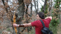 intuitives Bogenschießen in Frankreich: Kiran / Foto: Castel Franc, Provence