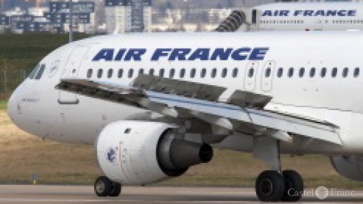 Flugzeug der Air France in Paris