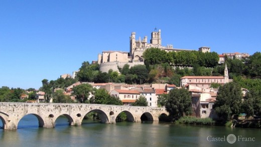 Béziers, zu "Via Domitia", by: Castel Franc/Provence; Jörgen Kipp