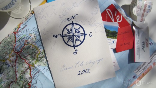 Carnet de Voyage zum Selberbasteln, copyright: Castel Franc, Velleron, Provence
