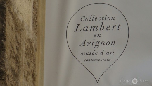 Logo der Collection Lambert, Avignon - Foto: Castel Franc, Provence