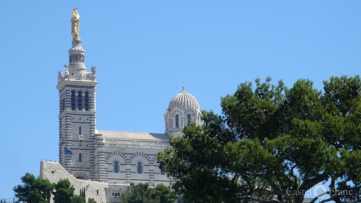 Notre Dame de la Garde, Marseille; by: castel-franc.com