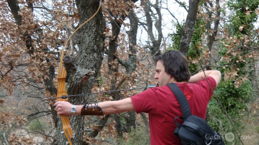 intuitives Bogenschießen in Frankreich: Kiran / Foto: Castel Franc, Provence