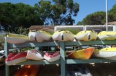 Location des Kayaks de Mer, Gigaro, Côte d'Azur, "La Voile Blanche"