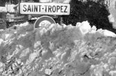 Winter 1956, Schnee in Saint Tropez